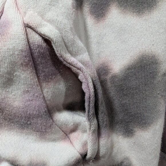 The Sweatshirt Project Long Sleeve Tie Dye Round Neck Bottom Tie Sweater Sz M - Picture 4 of 7